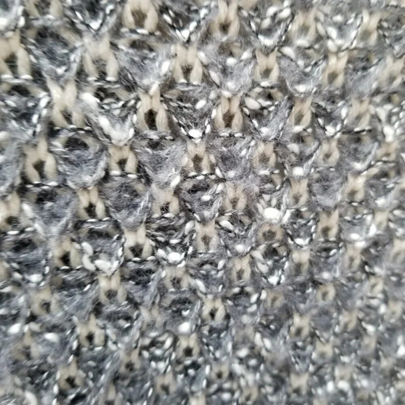 Anthropologie HWR Chunky Knit Long Cardigan Pockets Grey S - Picture 9 of 10